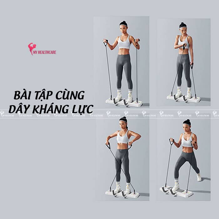 Dụng Cụ Chống Đẩy Đa Năng, Tập Plank, Dây Kéo Kháng Lực - Hình ảnh 8